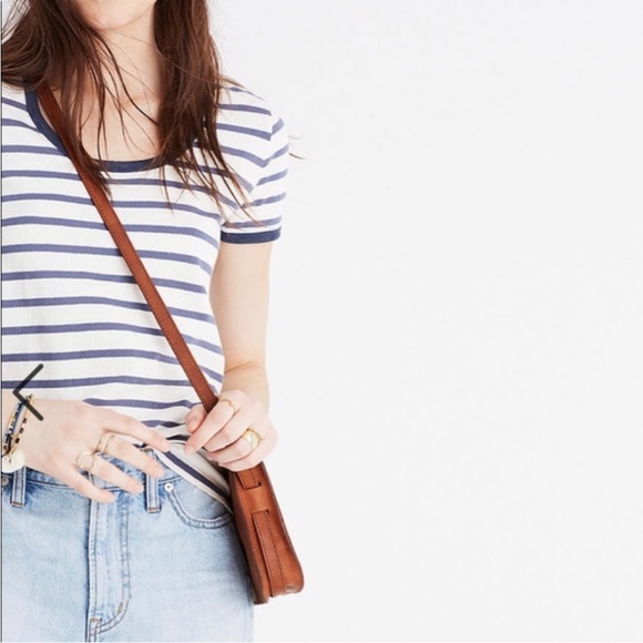 leather Madewell Simple Crossbody bag (cream) - Picture 3 of 9
